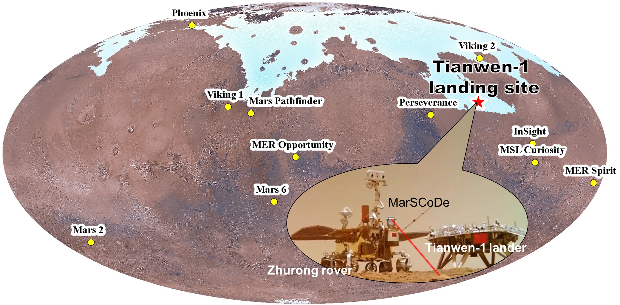 Researchers at Shandong University Evaluate the Aqueous Alteration Degree at The Tianwen-1 Landing Site Using Spectroscopic Datasets From Zhurong Rover